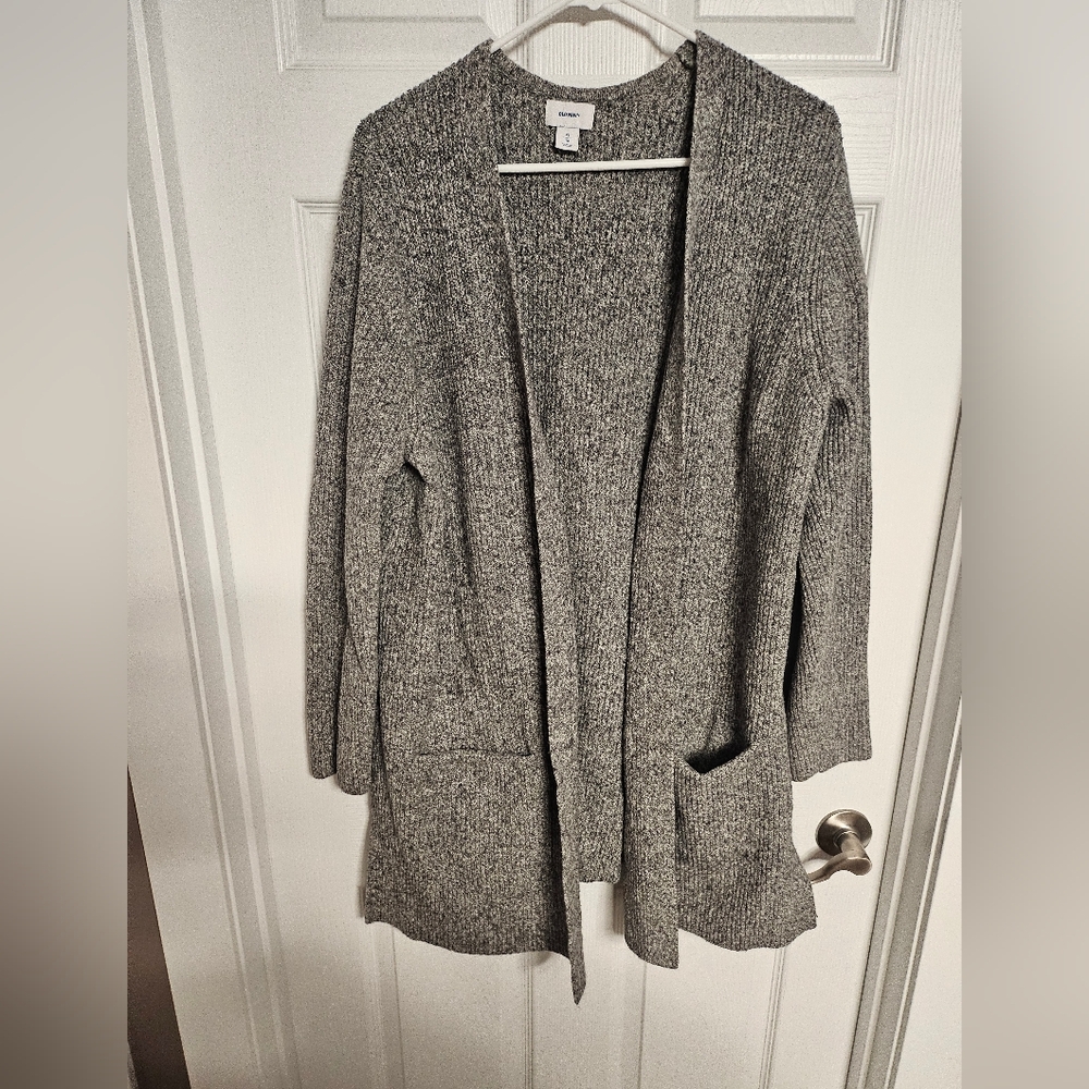 Old Navy Women's Gray Open-Front Cardigan